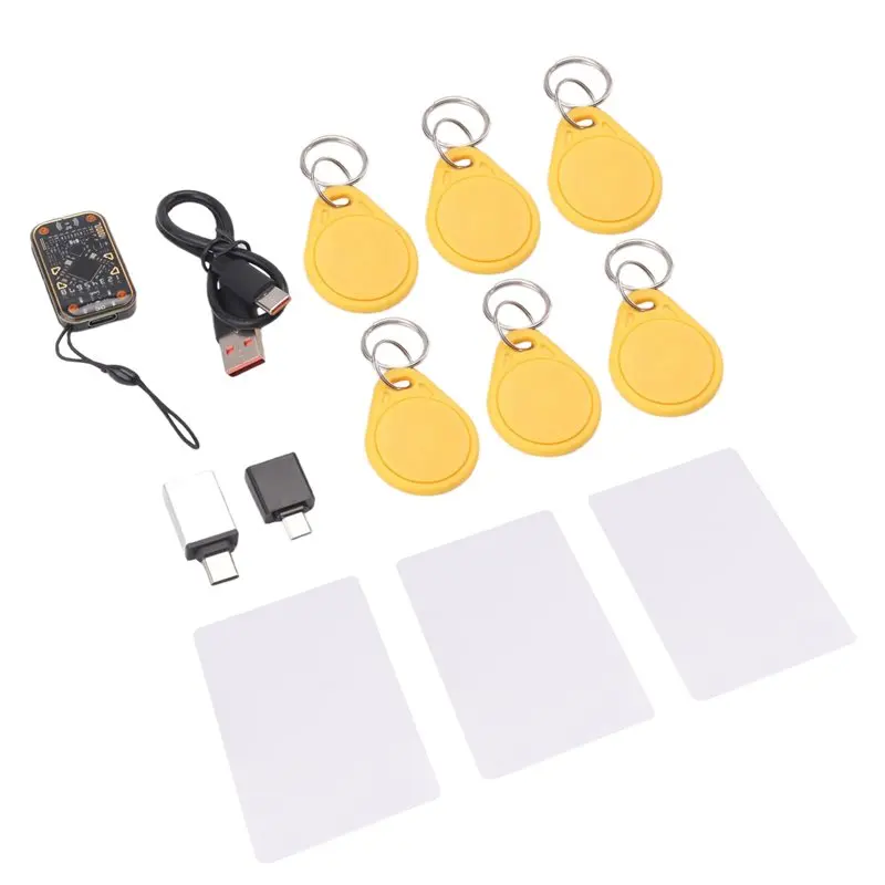 Multi Function Chameleon Ultra V2.0 RFID Smart Chip Reader Duplicator+3XCUID 6XUID Keychain 125Khz 13.56Mhz Card Decode RFID