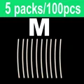 M White 100pcs