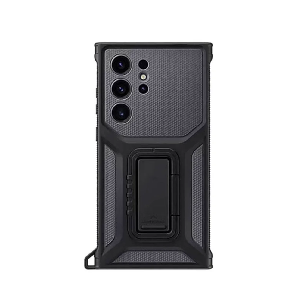 

For Samsung Galaxy S23 Ultra Heavy Duty Rugged Case with Card Slot Wrist Strap Detachable Kickstand Shockproof Cover