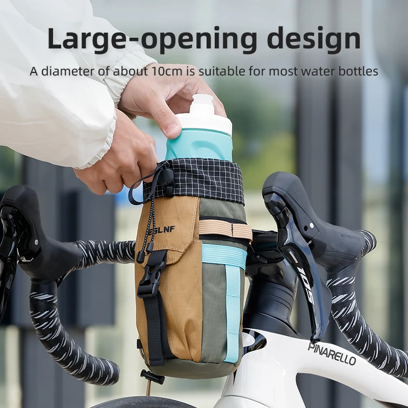 ESLNF Portable Bike Water Bottle Carrier Pouch MTB Road Cycling Handlebar Kettle Bag Cycling Equipment