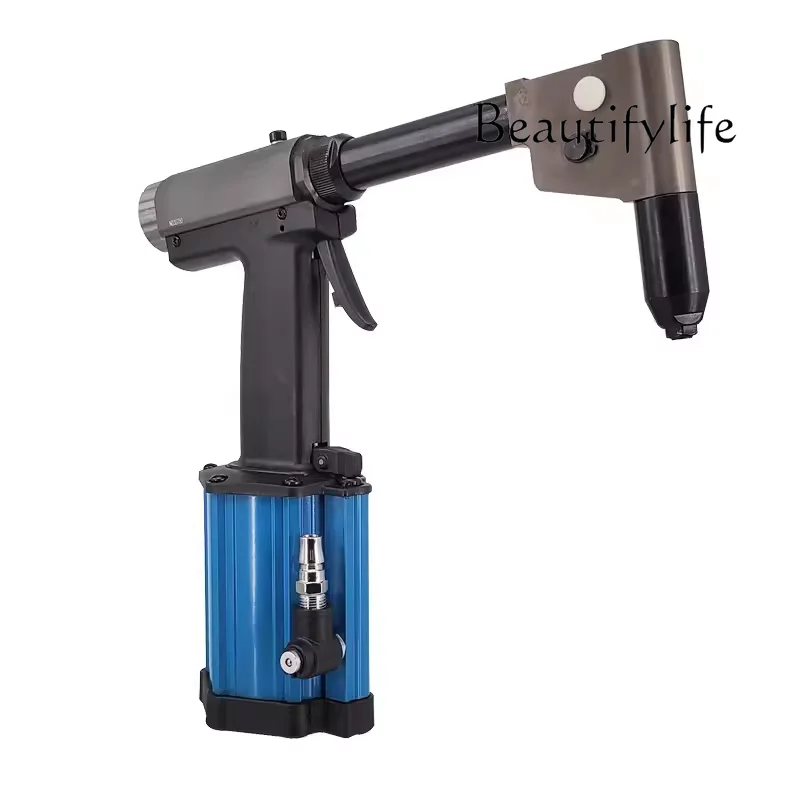 90 degree elbow Pneumatic nail pulling machine Right angle riveting machine Stainless steel blind core riveting tool