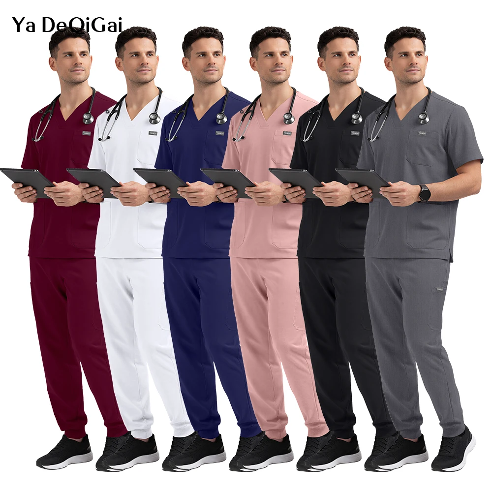 Tenues médicales professionnelles de haute qualité pour hommes et femmes, ensembles de blouses, vêtements de travail pour hôpitaux, médecins, infirmières, cliniques dentaires, accessoires