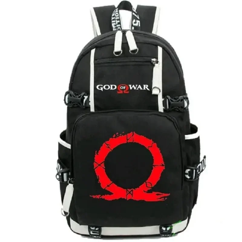 2024 CooL Games God of W-Wars Backpack Student School Travel Bag New Laptop Bags Boy Girl Unisex Oxford Blue Backpack