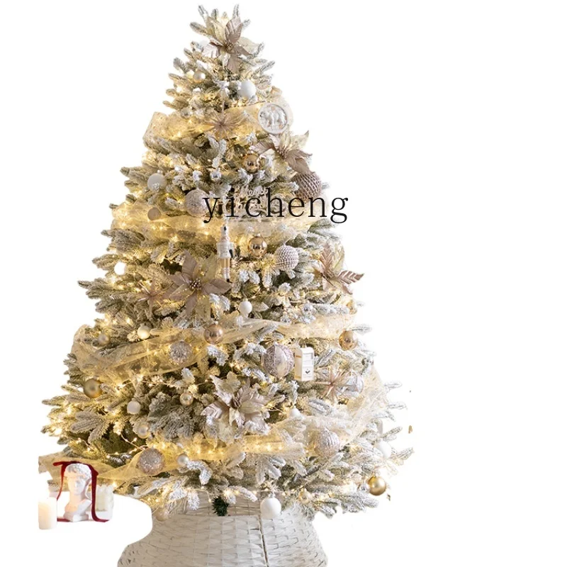 Tqh Christmas Tree Decoration Champagne Knight Christmas Tree High Sense Home Christmas Tree Set