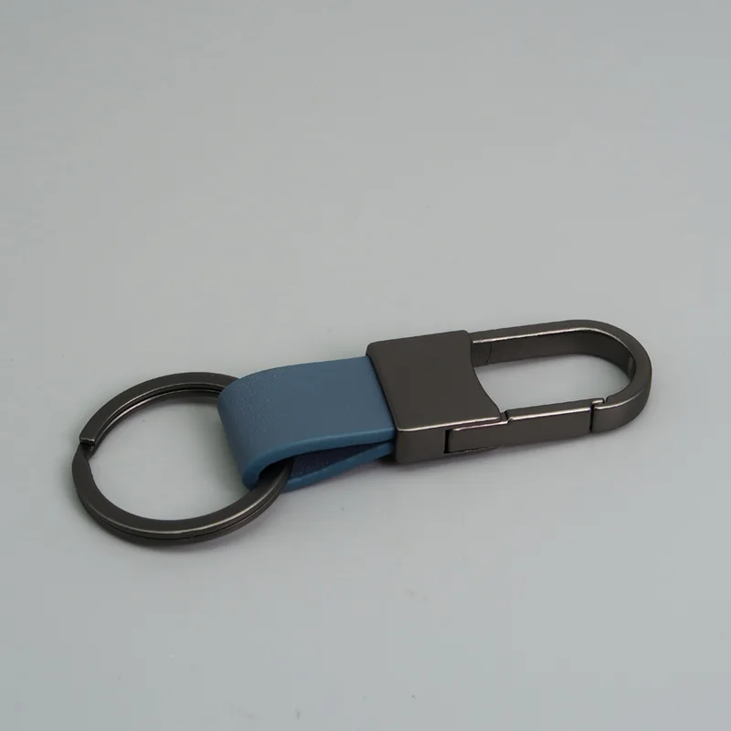 Neue Leder Schlüsselbund Metall Karabiner Halter Männer Business Geschenk Auto Schlüssel Strap Taille Hängen Brieftasche Auto Schlüssel Ketten Ringe Schlüsselanhänger – Detail 10