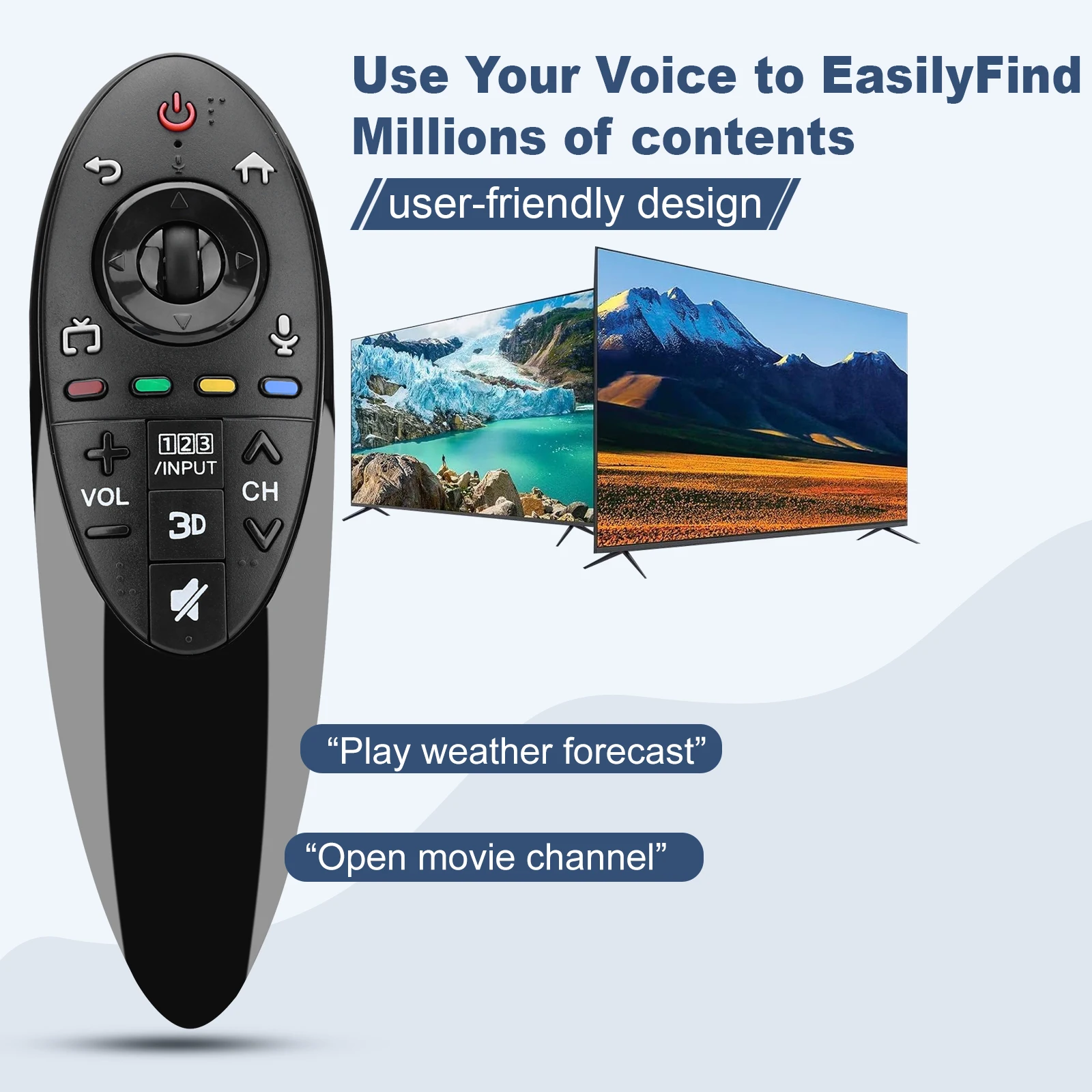 AN-MR500G Replacement Remote Control Compatible with LG TV 39LB6500 42LB6300 42LB6300UQ 42LB6500 42LB7000 47LB6300 47LB6350