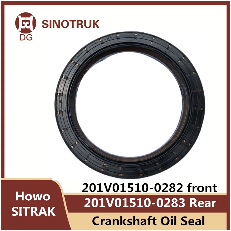 Crankshaft Oil Seal For SINOTRUK 201V01510-0282 Front 201V01510-0283 Rear Howo T7H TX TH7 SITRAK MAN Engine Truck Parts