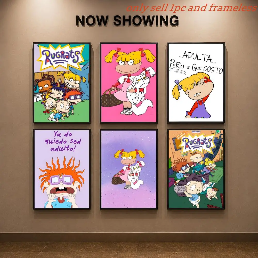 Classic Cartoon Anime R-Rugrats Poster Painting Prints Wall Art Picture Film Room Home Bar Cafe Decor Mural