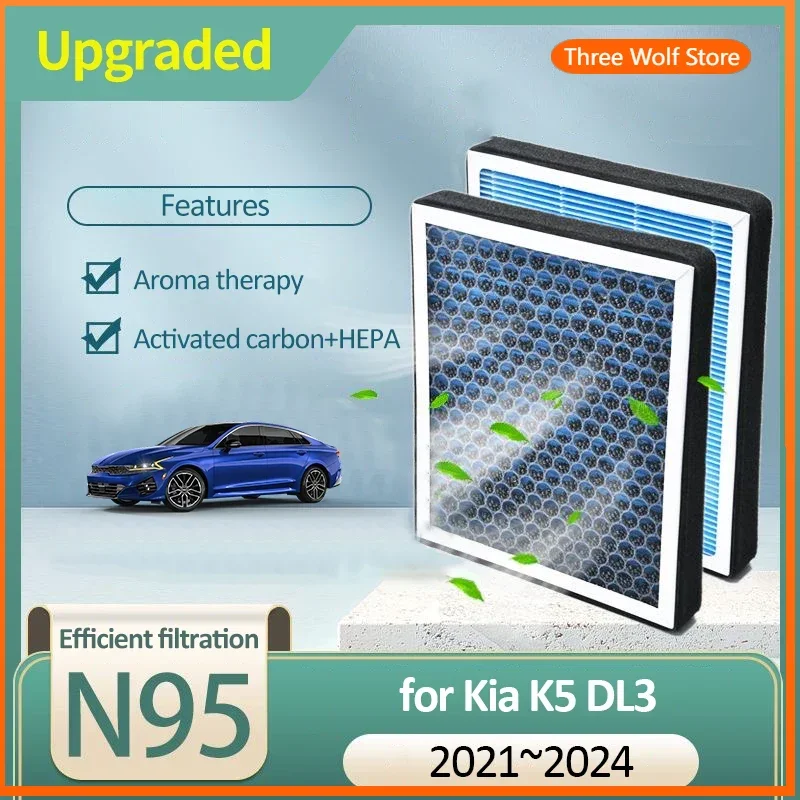 

Воздушный фильтр с активированным углем для Kia K5 DL3 MK5 Gen5 2021 2022 2023 2024 97133-L1100, аксессуары, автозапчасти, инструменты, автомобильный кондиционер