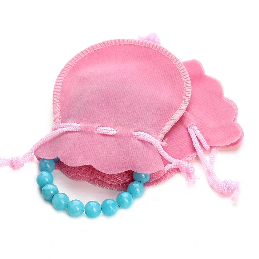 10Pcs/Lot Multi-color Velvet Gifts Bag Drawstring Nylon Rope Soft Ornament Packaging Wedding Christmas Candy Gifts Charm Pouches