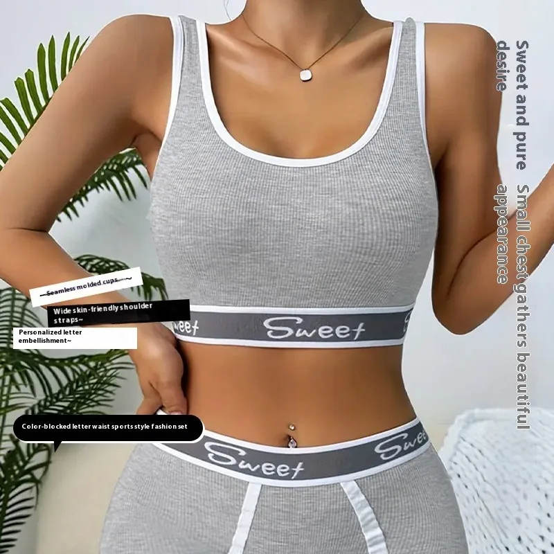 Sports Thong Panties for Women Letters Sports Fitness G-string Underwear Comfortable Seamless Mid Rise Plus Size