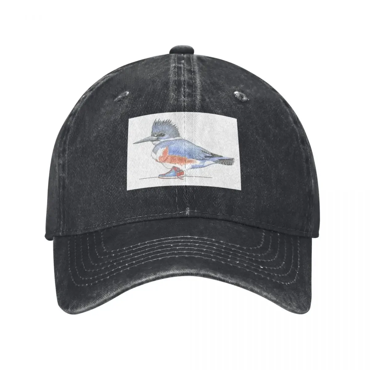 Belted Kingfisher in High Tops Baseball Cap Anime Hat western Hat Woman Hats Men's