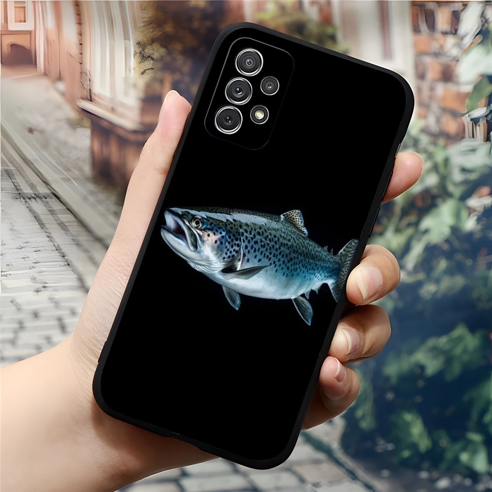 Shimano Fish Phone Case for Samsung Galaxy S24 S23 S22 S25 S21 A16 Ultra Fe Plus M54 A34 A54 A24 A52 A53 Coque