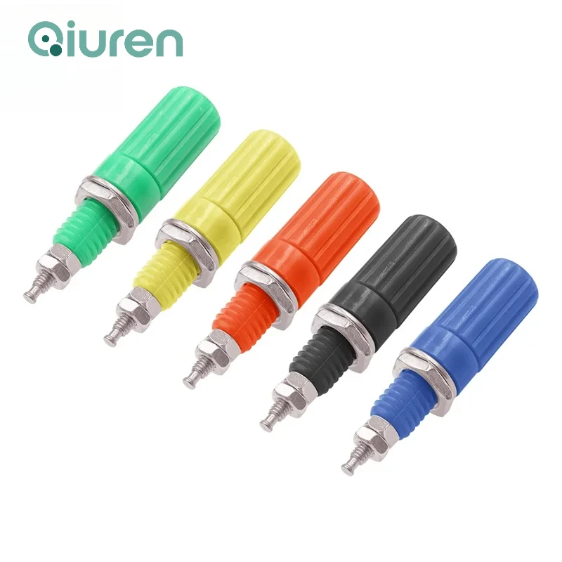 5PCS M3 * 45 5A Binding Post FOR Speaker 4mm Banana Plug Test probe Conversion ADAPTER