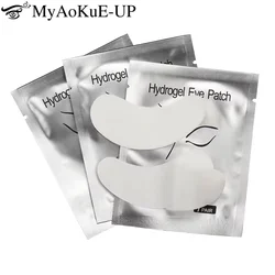 100 Pairs Eye Gel Pads Under Eye Patches Stickers Eyelash Extension Disposable Eye Lash Paper Patches Application Make Up Tools