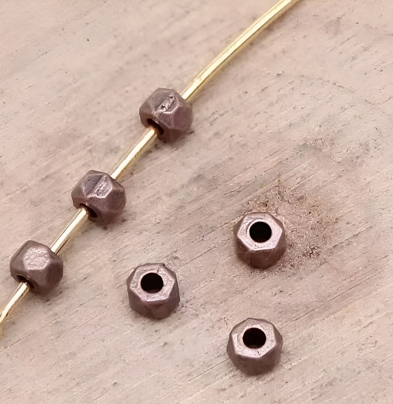 

100pcs 3*3mm Zinc alloy metal simple spacer beads T0003