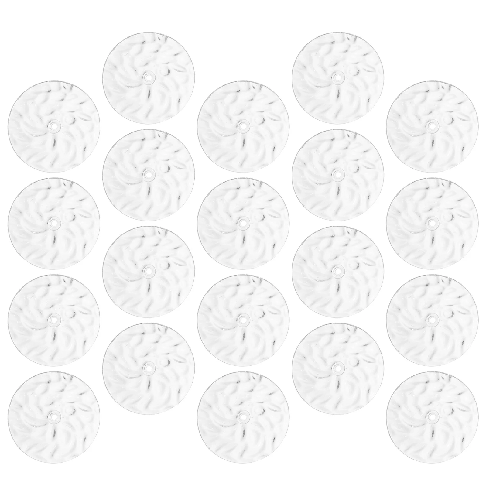 

20Pcs Water Ripple Atmosphere Light Lens Soft Glow Decorative Ambiance Filter for Bedroom Living Room Mood Lamp Light Diffusion