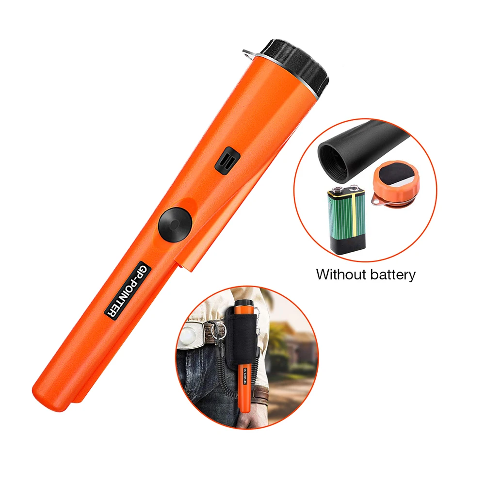 Metal Detector Pinpointer - Professional Waterproof Handheld Pin Pointer Wand - High Sensitivity 360° Detection for Adults, Kids