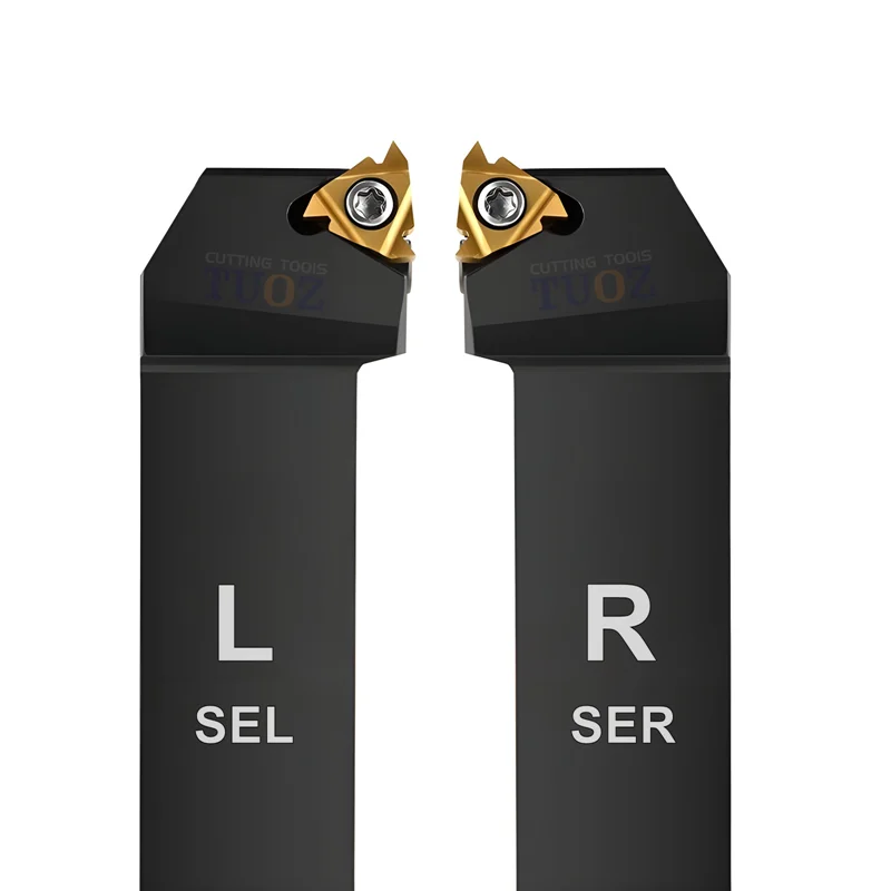 TUOZ SER SEL أداة تحول الخيط الخارجي SER1010H11 SER1616H16 SER2020K16 SER2020K22 2525M22 حامل باستخدام الحاسب الآلي مخرطة القاطع عرقوب