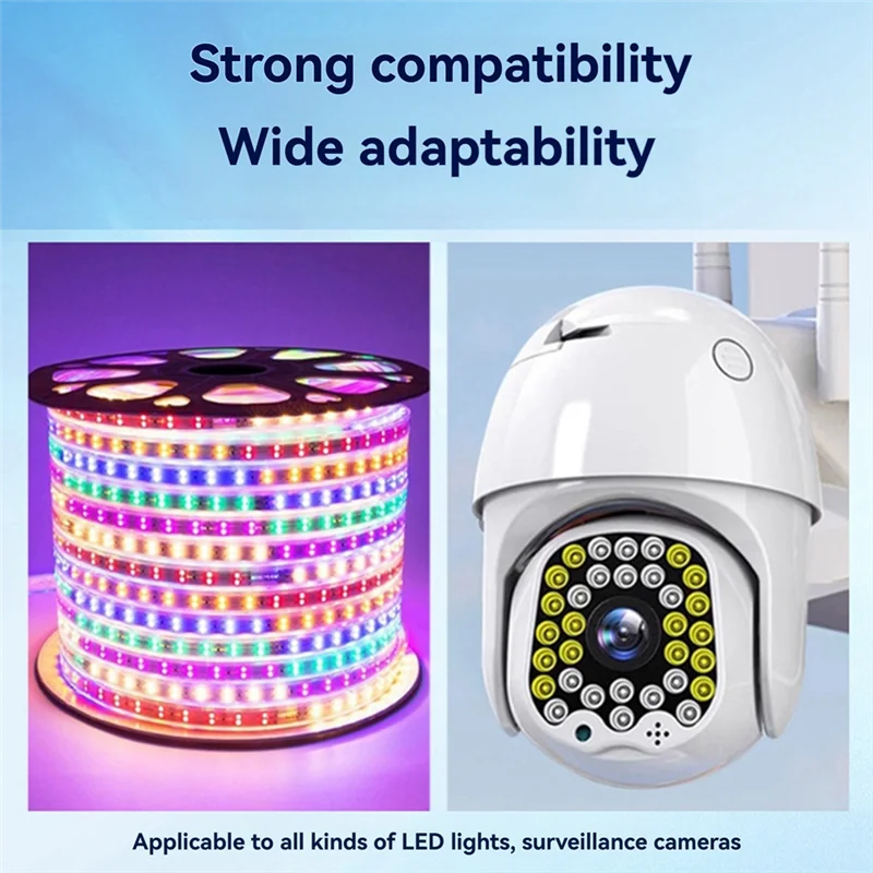 12V 2A Waterproof Power Supply Adapter Outdoor Rainproof Surveillance Adapter For DC Camera LED Strip Switching EU Plug