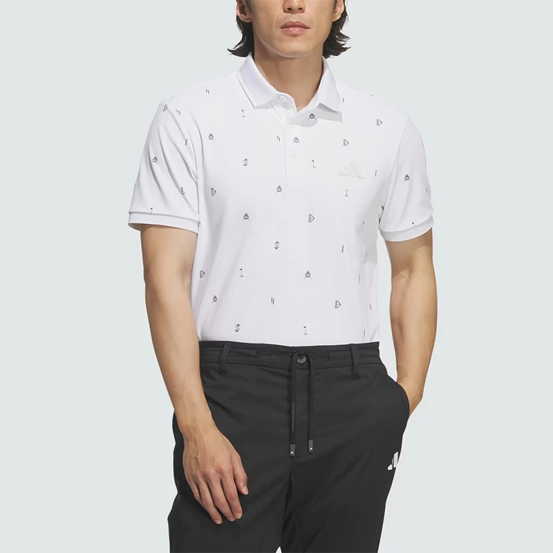 Adidas Genuine Men's Golf Moisture wicking Soft Quick drying Short Sleeve JY8222