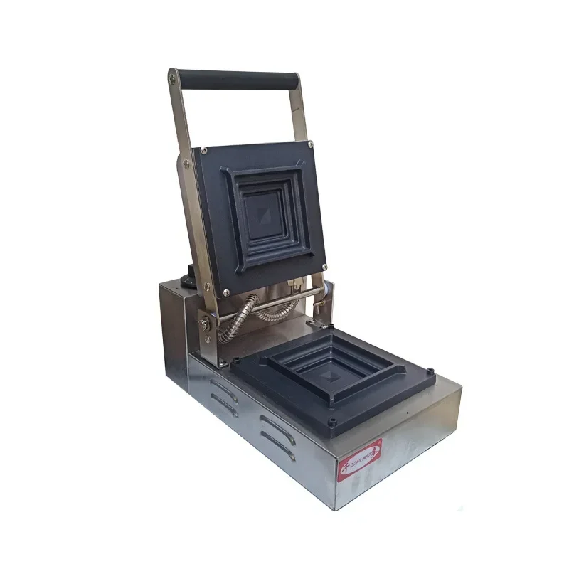 Commercial hot press spitting driver bursting sandwich pocket bread square bag edge sealing sandwich machineHOT SALES