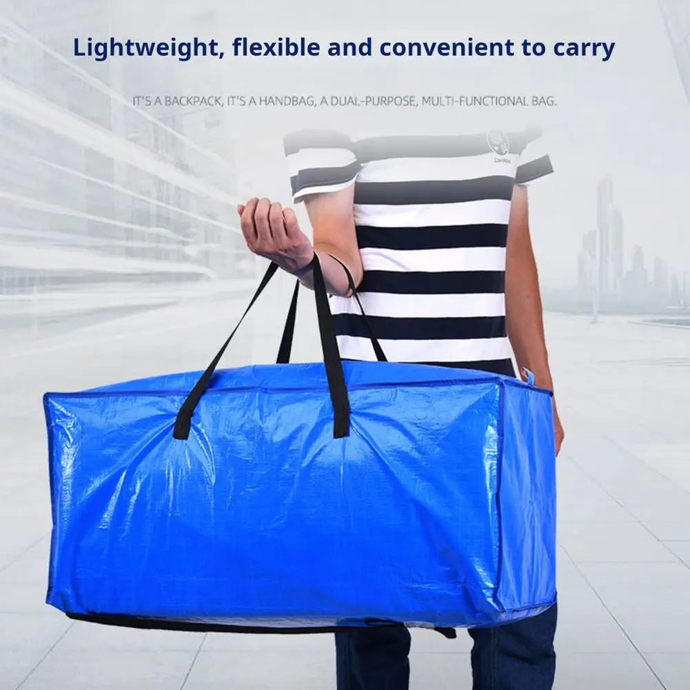 Shoulder-carry Luggage Bag Wear-resistant Moving Bag Heavy Duty Waterproof Duffel Bag with Reinforced Handles for Versatile