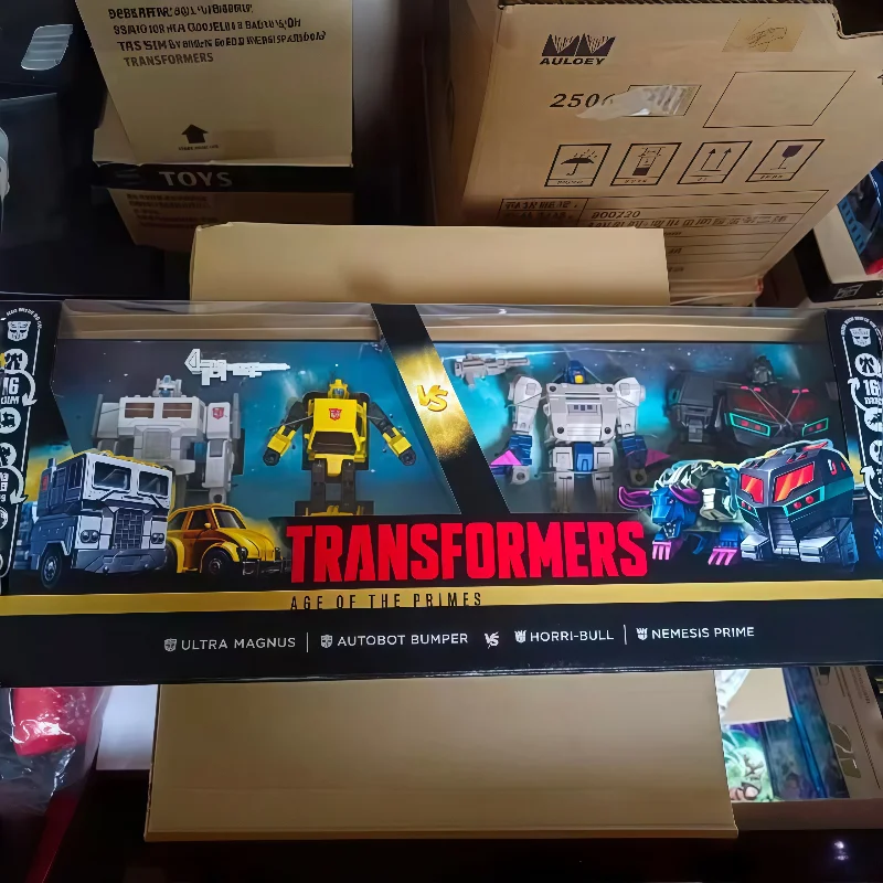 Op voorraad Hasbro Transformers Toys The Age of Heavenly Lord Ultra Magnus Nemesis Prime Anime Action Figure Model Verzamel speelgoed