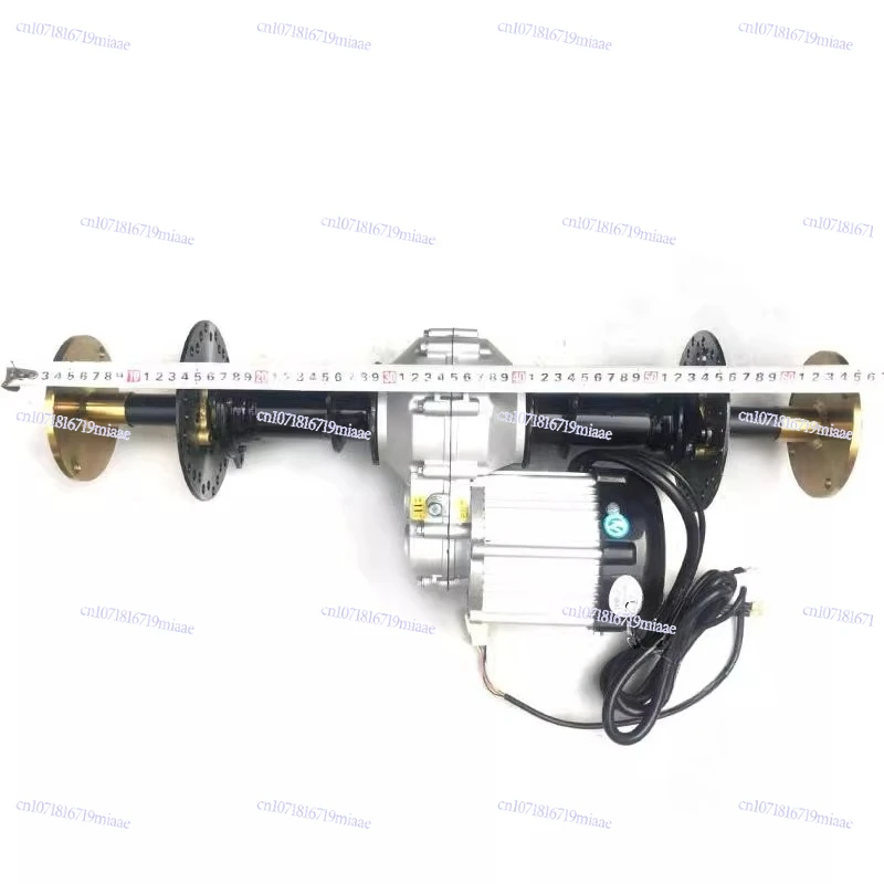 DIY Full Live Rear Axle Assembly 650mm 48/60V 1500W Electric Go Kart Drive Kit With Differential Motor Replacement Parts
