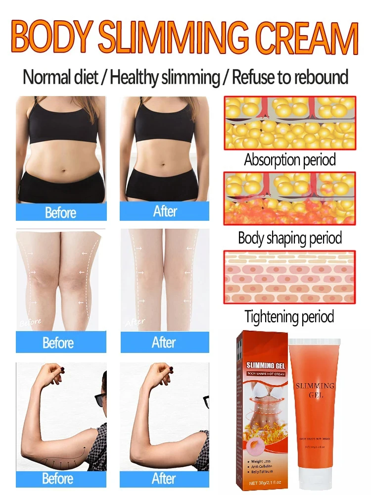 7 Days Powerful Weight Loss Shaping Slimming Gel Fat Burning Cream Full Body Sculpting Man Health care Woman Fast Belly