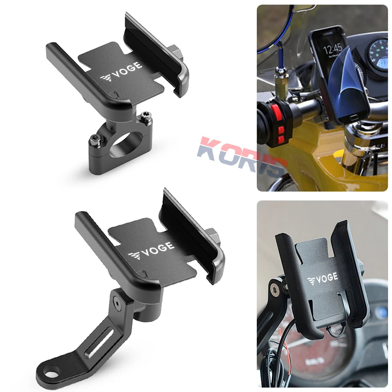 For Voge 500Ds 600Ds 500R 300Ac 300R 300RR Sr4 Max 525 Dsx 300 Ac Rally Phone Holder Stand GPS Bracket Motorcycle Accessories