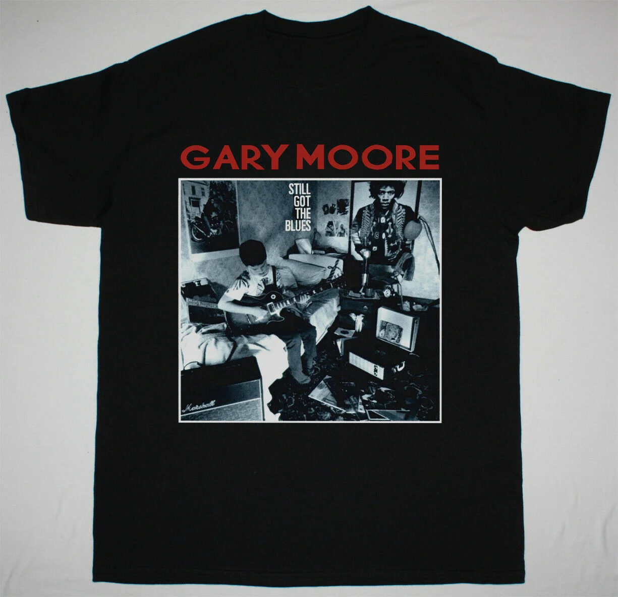 Gary Moore - Still Got The Blues T shirt Black Cotton Size S To 4XL EL135