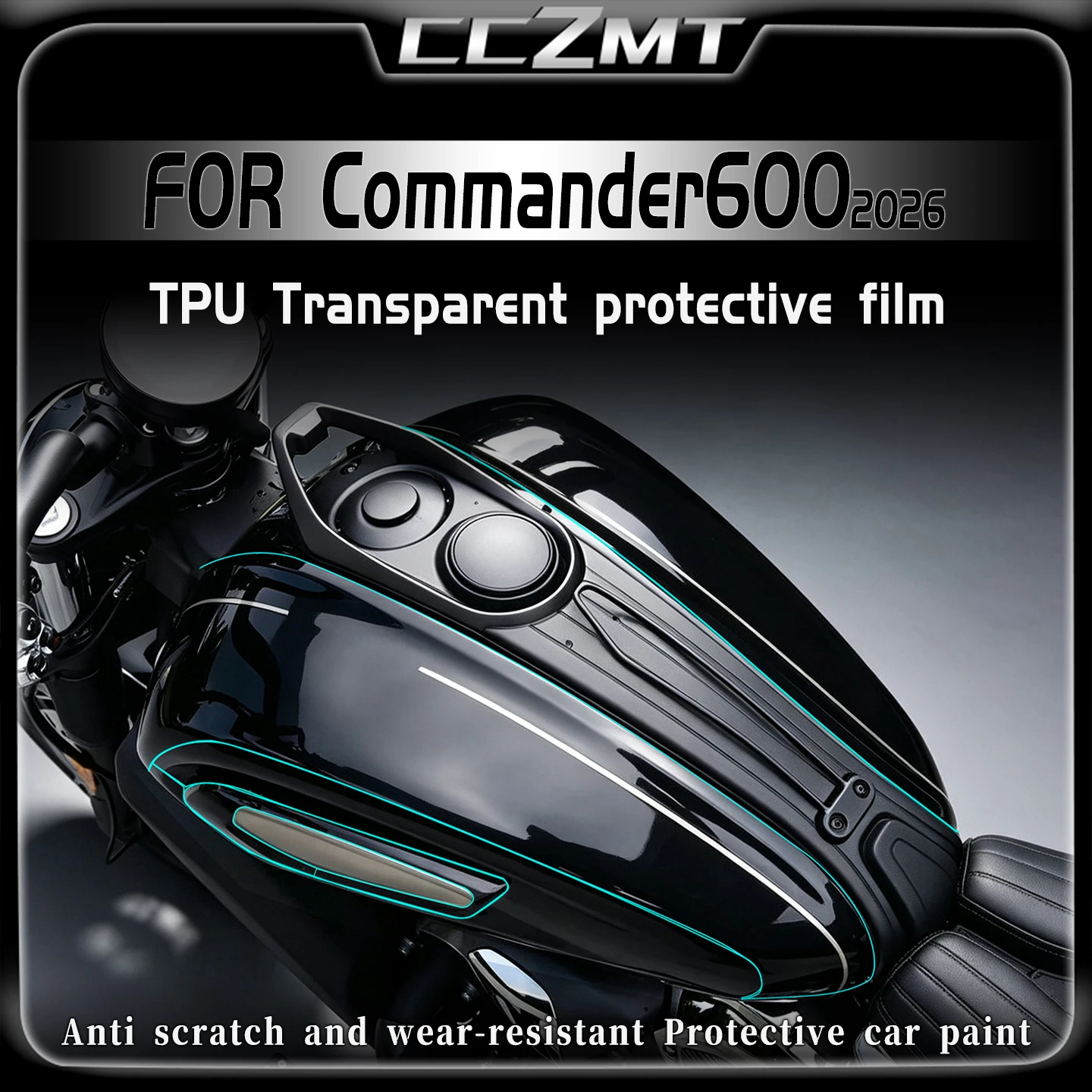 For Benda Commander600 2026 Transparent Invisible Car Cover Film Body Scratch Protection Sticker Modification Accessories