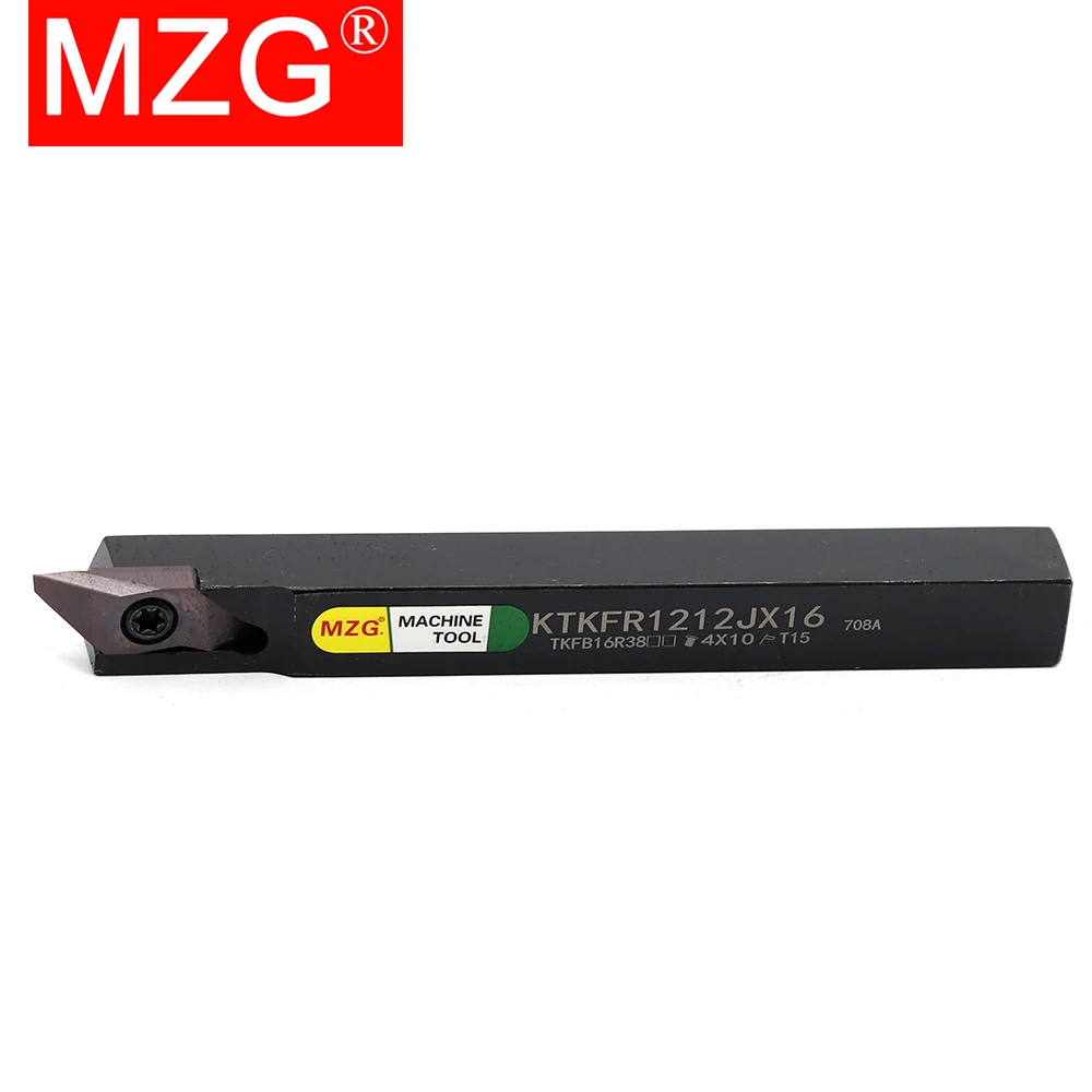 MZG KTKFR KTKFR1010 KTKFR1212 KTKFR1616 KTKFR2020 JX12 JX16 Use TKF12R TKF16R Inserts CNC Grooving Turning Cutting KTKFR