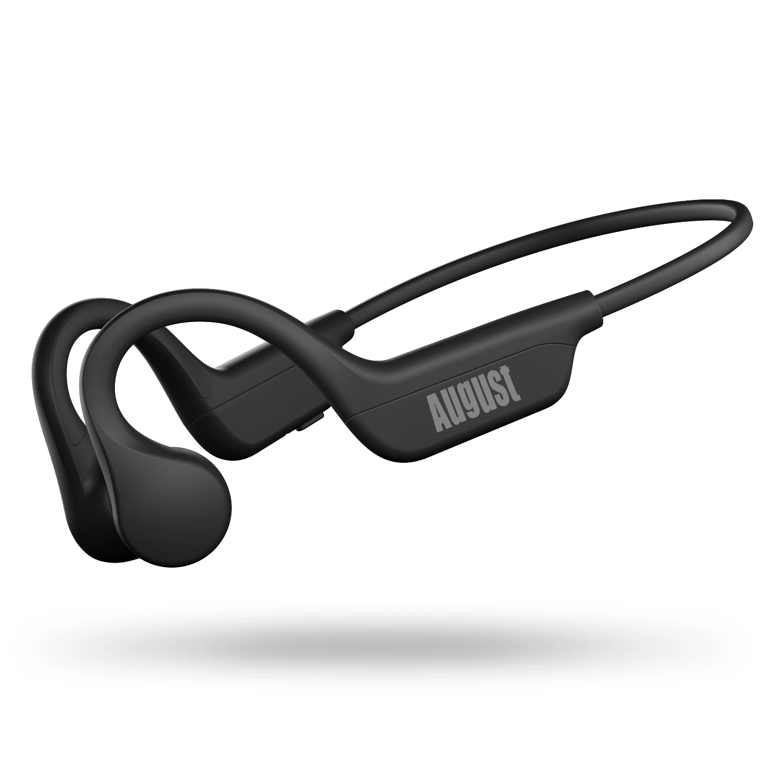 August EP410 Bone Conduction Wireless Headphones with Mic Bluetooth 5.3 for Gym,Running,Cycling,Sport and Voice Assistant