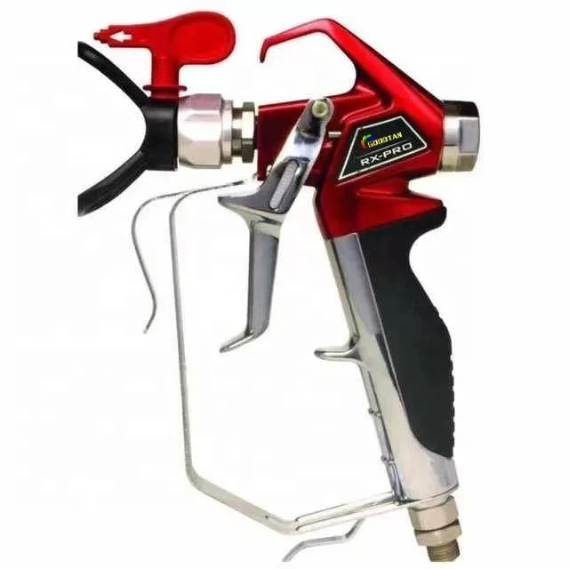 

GOODTAN Red RX-Pro 2finger 4finger 3600 psi Contractor Airless Paint Spray Gun