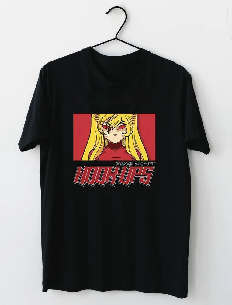 Rare Hook Ups Skateboard Red Blonde Girl Camiseta Anime Camisa de algodón S-3XL Reimpresión