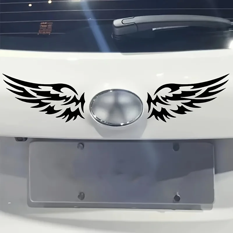 

Bright and Colorful Design, Self-Adhesive Tail Light Sticker for Automotive Reflective Angel Wings Vinyl Car Mirror Decal