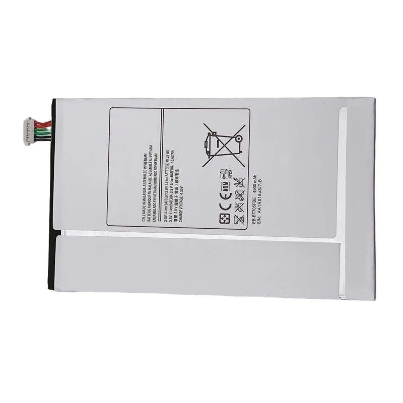 بطارية 3.8 فولت 4900 مللي أمبير EB-BT705FBE لجهاز سامسونج جالاكسي تاب S 8.4 بوصة T700 T707 اللوحي #4
