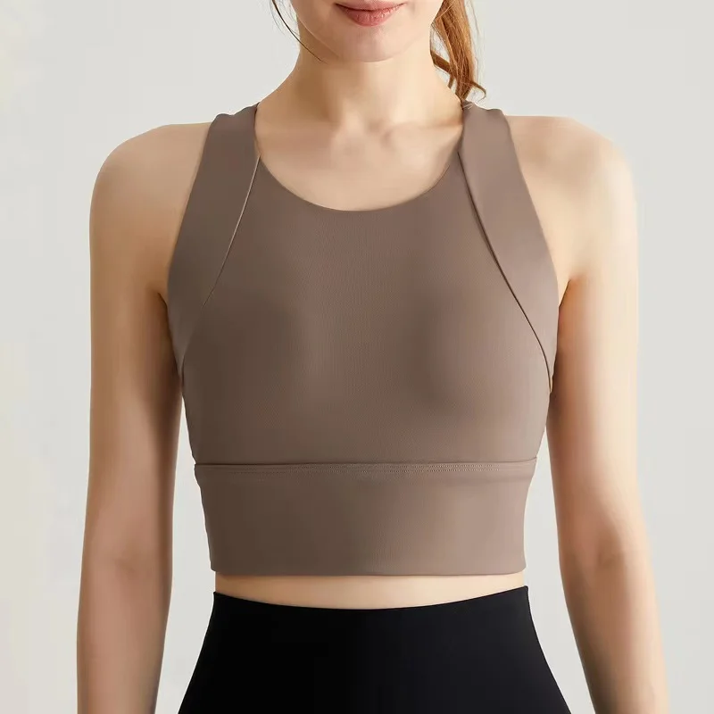 

Professional Gathering Sports Bras Anti-sagging Fitness Training Quick-drying Running High-intensity Shock-absorbing Yoga Vest