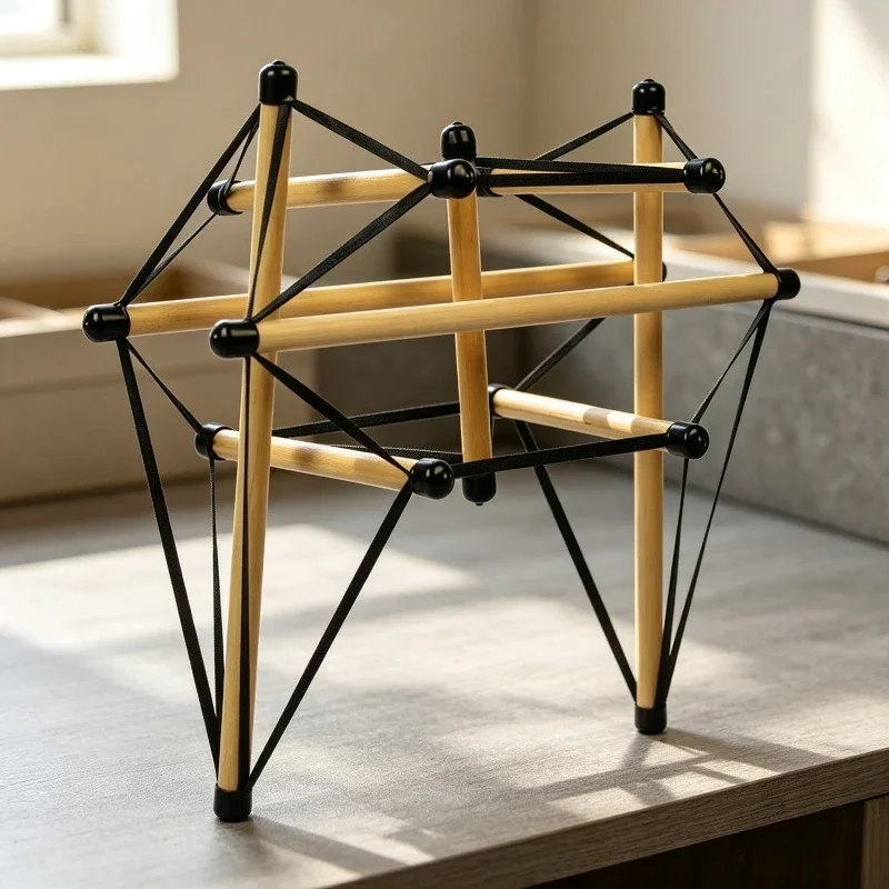 Pelvic Fascia Tensegrity Model Anatomical Teaching Aid for Structural Integration Rehabilitation Physical Therapy