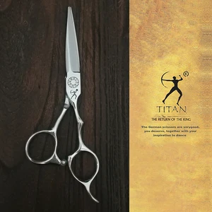 Titan Hair Scissors Barber Cutting Hair Scissors Treasures Hairdressing Tools 4.5 inch 5.0 inch 5 inch 5. 10 Main Sales Tissue Titan - №10