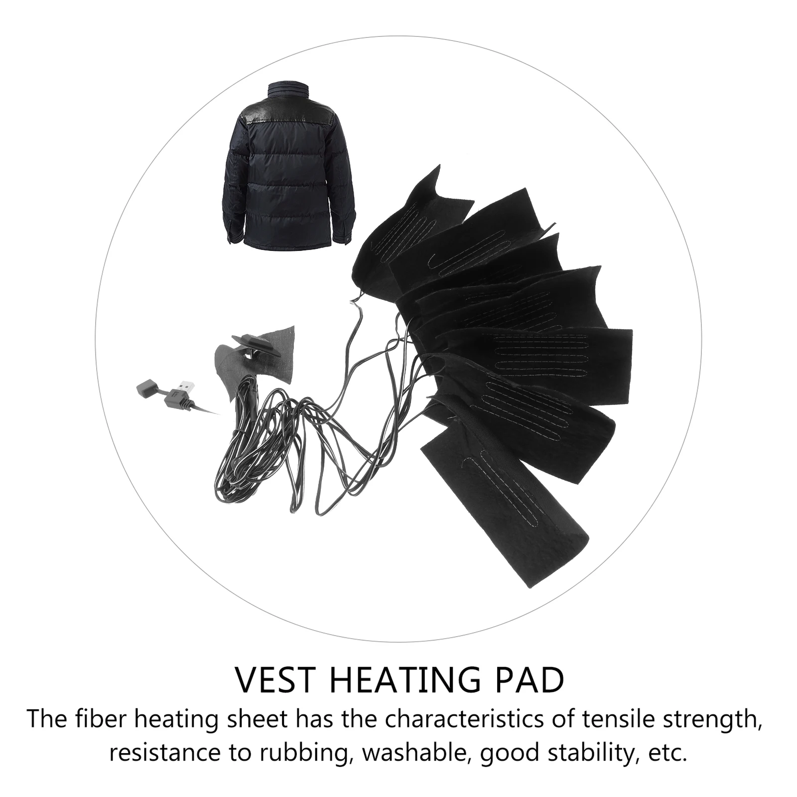 

Usb Electric Heating Pad 12V Carbon Fiber Heated Mat For Bed Sheet Cloth Vest Kneepad Blanket Cushion Foldable Warm
