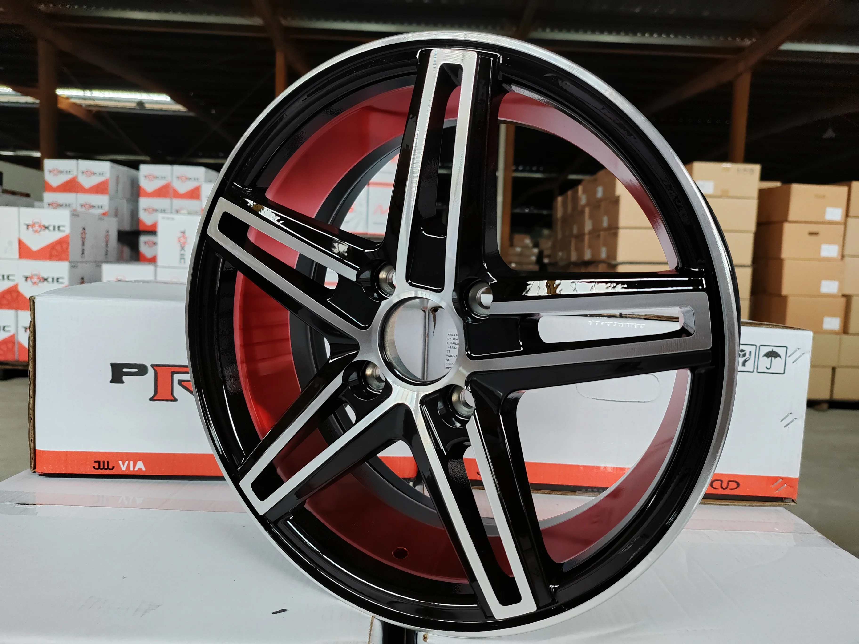 

Smooth Union New 14*5.5-inch Cast Aluminum Alloy Passenger Car Wheels 4*100/114.3 Black Finish Multi Spoke Design 3 Year