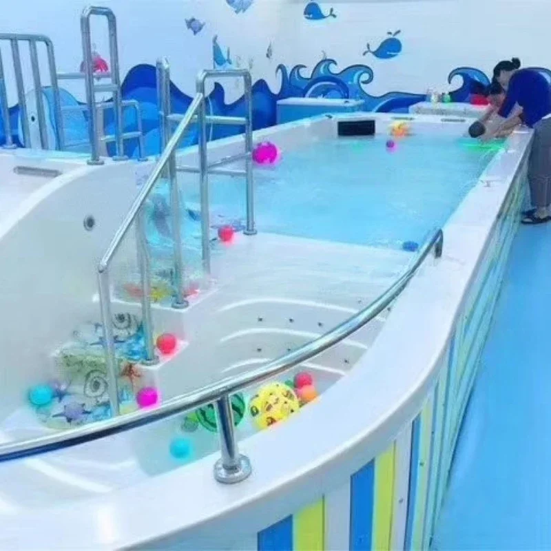 Baby swimming pool commercial large acrylic tank surfing swimming pool mother and baby store equipment baby