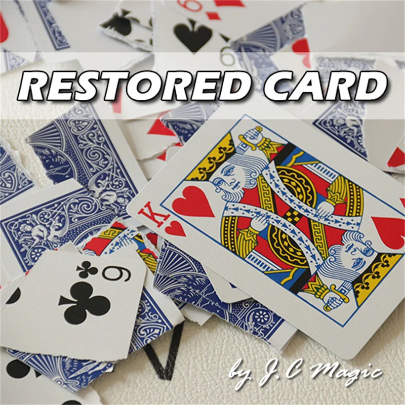 

Restored Card by J.C Magic Tricks Broken Card Restored Magia Magician Close Up Street Illusions Gimmicks Mentalism Props