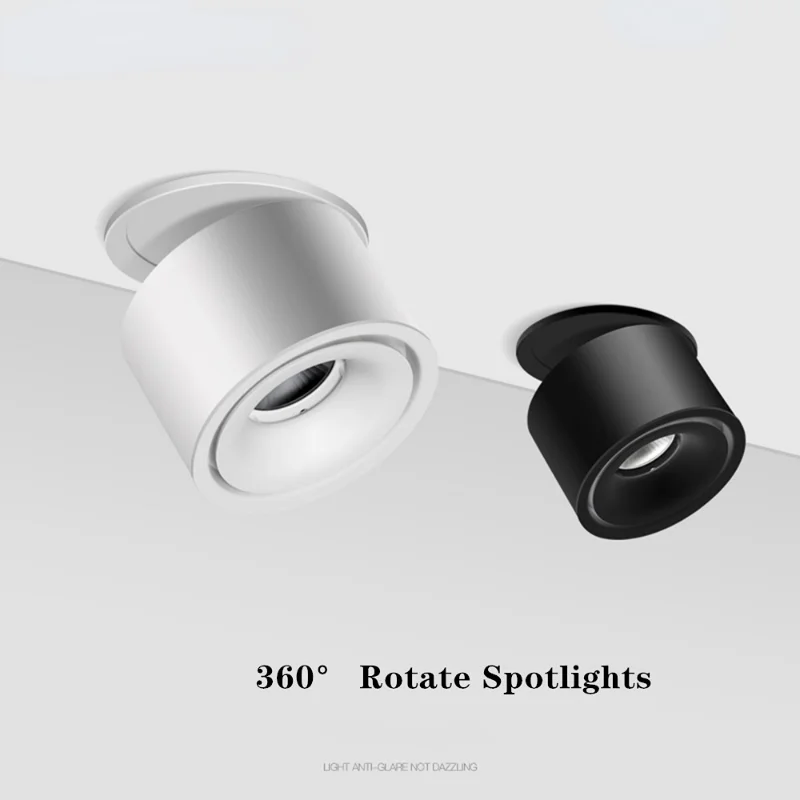 Recessed Ceiling Light LED Ceiling Downlight LED360 Degree Rotatable LED Spotlight Family Bedroom Corridor Living Room Lighting