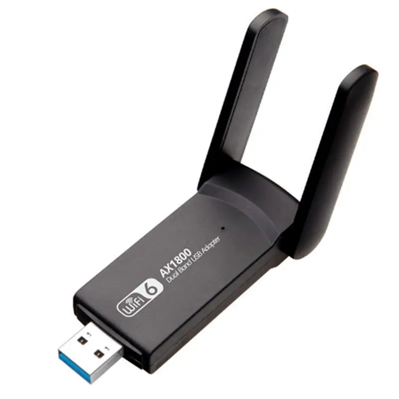 

Изысканный USB-адаптер Wi-Fi-1800 Мбит/с 2,4 ГГц + 5,8 ГГц двухдиапазонный Wi-Fi USB-ключ Сетевая карта переменного тока USB 3,0 Wi-Fi-антенна 802.11