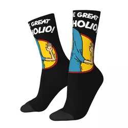 Funny Crazy Sock for Men I Am Cornholio MTV Hip Hop Vintage Beavis And Butthead Happy Quality Pattern Printed Boys Crew Sock