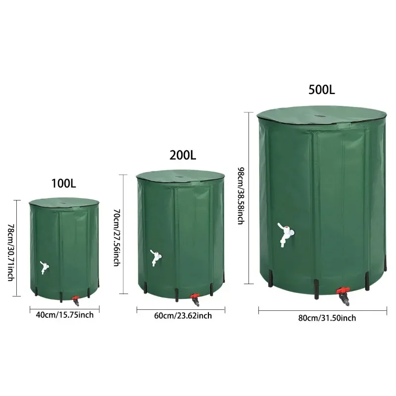 

1000L rainwater foldable rain storage bucket